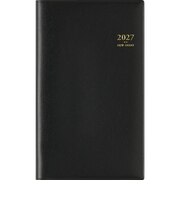 【2026年12月始まり】　高橋書店　ニューダイアリーアルファ9　手帳判　ウィークリーレフト　111　黒　日曜日始まり