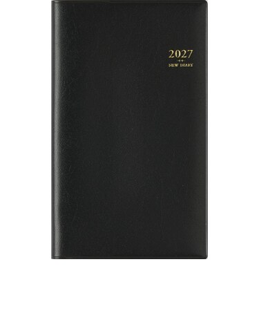 【2026年12月始まり】　高橋書店　ニューダイアリーアルファ9　手帳判　ウィークリーレフト　111　黒　日曜日始まり