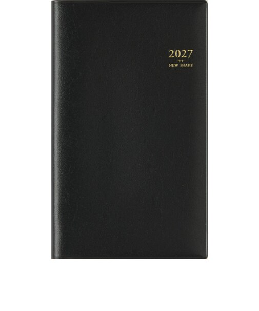 【2026年12月始まり】　高橋書店　ニューダイアリーアルファ9　手帳判　ウィークリーレフト　111　黒　日曜日始まり