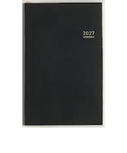 【2026年12月始まり】　高橋書店　ビジネス手帳小型版8　手帳判　ウィークリーホリゾンタル　147　黒　月曜日始まり