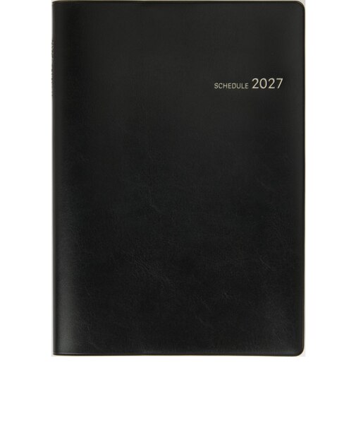【2026年12月始まり】　高橋書店　デスクダイアリー　B5　ウィークリーバーチカル　94　黒　月曜日始まり