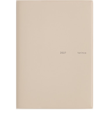 【2026年12月始まり】　高橋書店　trinco5　B7　マンスリーブロック　586　ピンクベージュ　日曜日始まり