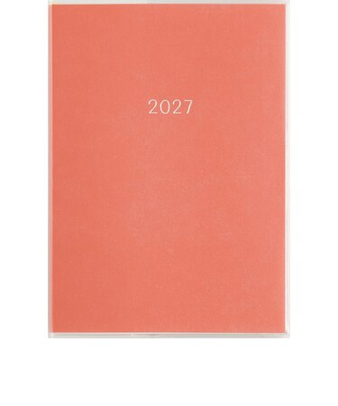 【2026年12月始まり】　高橋書店　ミアクレールコケット4　A6　マンスリーブロック　419　レッド　月曜日始まり
