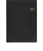 【2026年12月始まり】 高橋書店 デスクダイアリー A5 ウィークリーバーチカル 95 黒 月曜日始まり