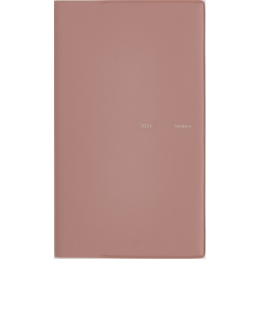 【2026年12月始まり】　高橋書店　trinco3　手帳判　マンスリーブロック　523　オールドローズ　日曜日始まり