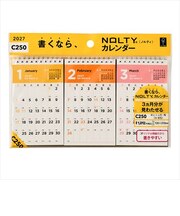 【2027年版・卓上】 ノルティ(NOLTY) 卓上3ヵ月一覧 A5変型 C250