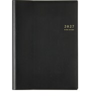 【2027年1月始まり】　高橋書店　リングダイアリー　A5　ウィークリーホリゾンタル　452　黒　月曜日始まり