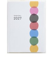 【2027年1月始まり】 高橋書店 ポケット新日記 B7 デイリー2日1ページ 17 イラスト 日曜日始まり