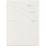 【2027年1月始まり】　高橋書店　3年日記pocket　A6　デイリー1日1ページ　5　白　各月1日始まり