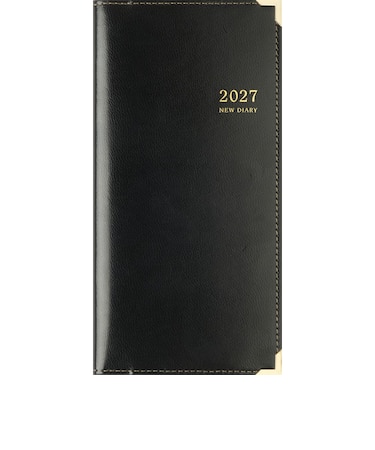 【2026年12月始まり】　高橋書店　ニューダイアリー1　手帳判　ウィークリーレフト　73　黒　月曜日始まり
