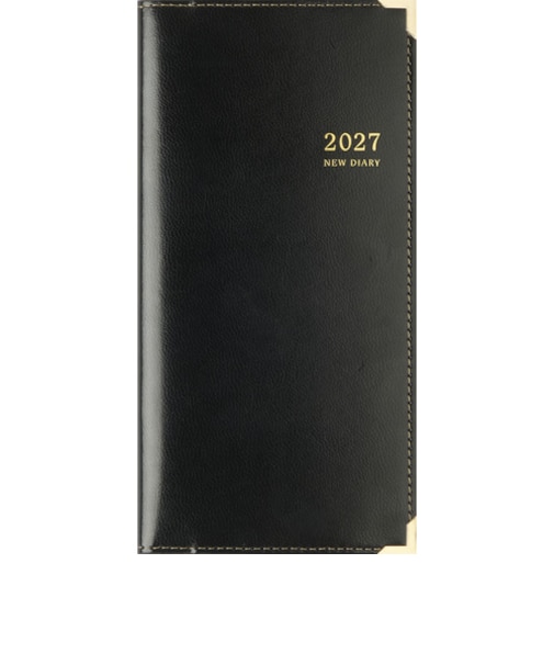 【2026年12月始まり】　高橋書店　ニューダイアリー1　手帳判　ウィークリーレフト　73　黒　月曜日始まり