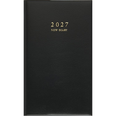【2027年1月始まり】　高橋書店　ニューダイアリーアルファ8　手帳判　ウィークリーレフト　102　黒　月曜日始まり