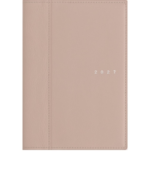 【2027年1月始まり】　高橋書店　シャルム6　B6　ウィークリーリンクアップ　356　ライトローズウッド　月曜日始まり