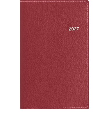 【2026年12月始まり】　高橋書店　T'beau2　手帳判　ウィークリーレフト　170　レッド　月曜日始まり
