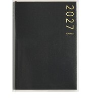 【2026年12月始まり】 高橋書店 T'pure1 B7 ウィークリーレフト 195 ブラック 月曜日始まり