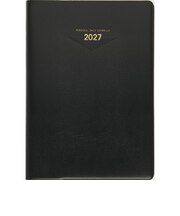 【2027年1月始まり】　高橋書店　ウィークメモ付きダイアリー　A5　デイリー2日1ページ　62　黒　月曜日始まり