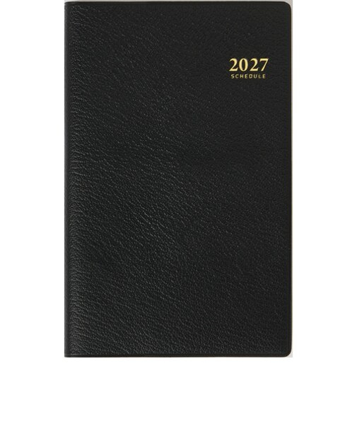 【2027年1月始まり】　高橋書店　ビジネス手帳3　手帳判　ウィークリーレフト　50　黒　月曜日始まり