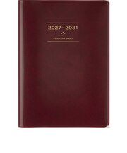 【2027年1月始まり】 高橋書店 5年卓上日誌 A5 デイリー2日1ページ 98 ワイン 各月1日始まり