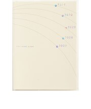【2027年1月始まり】 高橋書店 5年日記pocket A6 デイリー1日1ページ 6 白 各月1日始まり