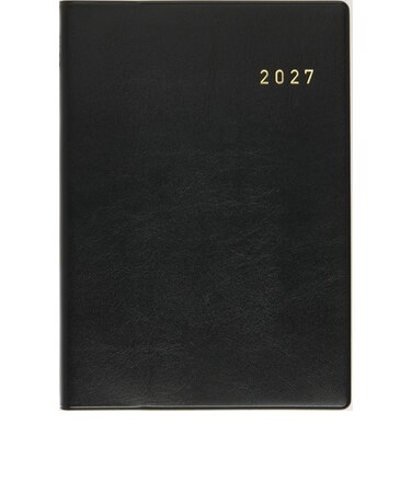 【2026年12月始まり】　高橋書店　ニューダイアリー　A5　ウィークリーレフト　86　黒　月曜日始まり