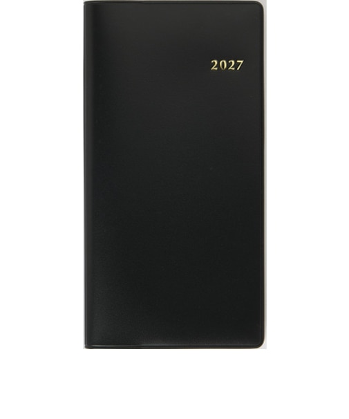 【2026年12月始まり】　高橋書店　ニューダイアリー6　手帳判　ウィークリーレフト　74　黒　月曜日始まり