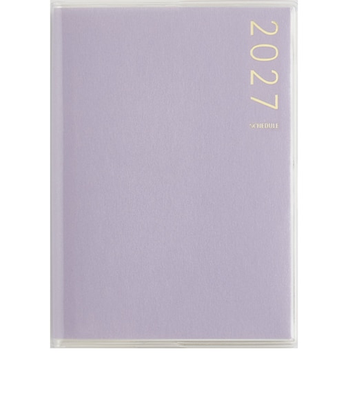【2026年12月始まり】　高橋書店　T'pure4日曜始まり　B7　ウィークリーホリゾンタル　183　ライラック　日曜日始まり