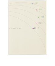 【2027年1月始まり】　高橋書店　5年日記　B6　デイリー1日1ページ　19　白　各月1日始まり