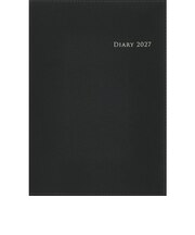 【2026年12月始まり】　高橋書店　デスクダイアリーカジュアル1　A5　ウィークリーレフト　431　黒　月曜日始まり