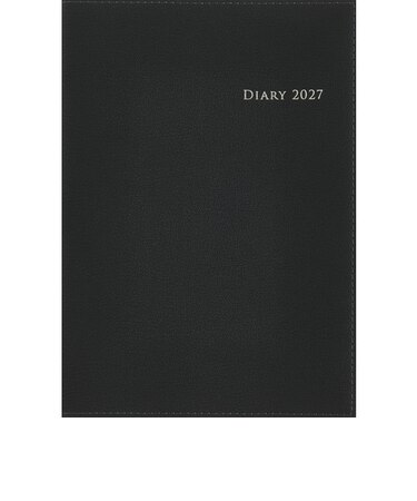【2026年12月始まり】　高橋書店　デスクダイアリーカジュアル1　A5　ウィークリーレフト　431　黒　月曜日始まり