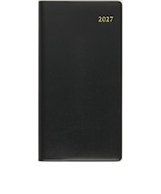 【2027年1月始まり】　高橋書店　ニューダイアリー8　手帳判　マンスリー見開き2ヶ月ホリゾンタル　75　黒　月曜日始まり