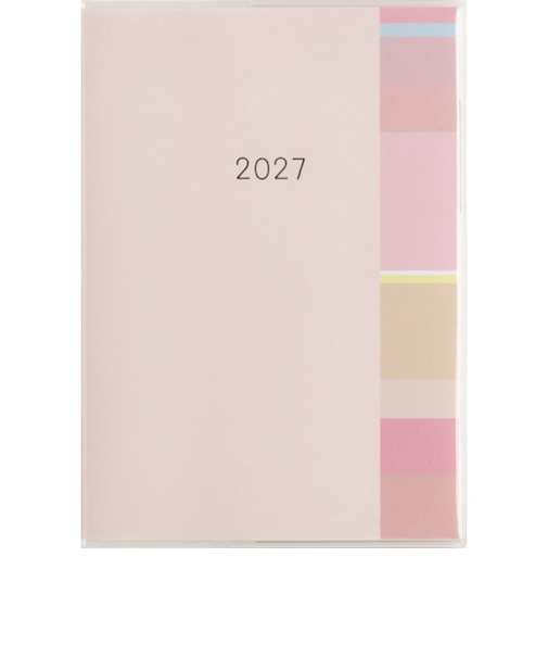 【2026年12月始まり】　高橋書店　ミアクレールグラン1　A5　マンスリーブロック　456　ピンク　日曜日始まり