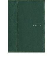 【2027年1月始まり】　高橋書店　シャルム9　B6　ウィークリーホリゾンタル　359　ロイヤルグリーン　月曜日始まり