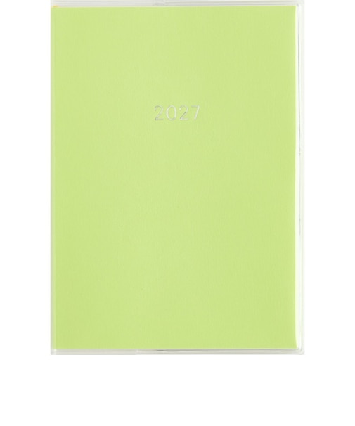 【2026年12月始まり】　高橋書店　ミアクレールコケット6　A6　マンスリーブロック　420　グリーン　月曜日始まり