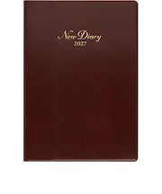 【2027年1月始まり】　高橋書店　ニューダイアリー　A5　デイリー2日1ページ　89　ワイン　各月1日始まり