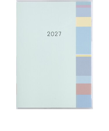【2026年12月始まり】　高橋書店　ミアクレールグラン2　A5　マンスリーブロック　457　ブルー　日曜日始まり