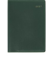 【2027年1月始まり】　高橋書店　リシェル5　A6　ウィークリーバーチカル　215　カメリアグリーン　月曜日始まり