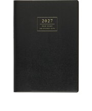【2026年12月始まり】　高橋書店　デスクダイアリー　A5　ウィークリーホリゾンタル　53　黒　月曜日始まり