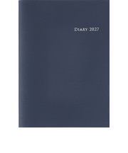 【2026年12月始まり】　高橋書店　デスクダイアリーカジュアル3　A5　ウィークリーバーチカル　433　ブルー　月曜日始まり