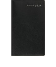 【2026年12月始まり】　高橋書店　ニューダイアリーアルファ12　手帳判　ウィークリーバーチカル　107　黒　月曜日始まり