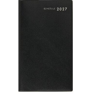 【2026年12月始まり】　高橋書店　ニューダイアリーアルファ12　手帳判　ウィークリーバーチカル　107　黒　月曜日始まり
