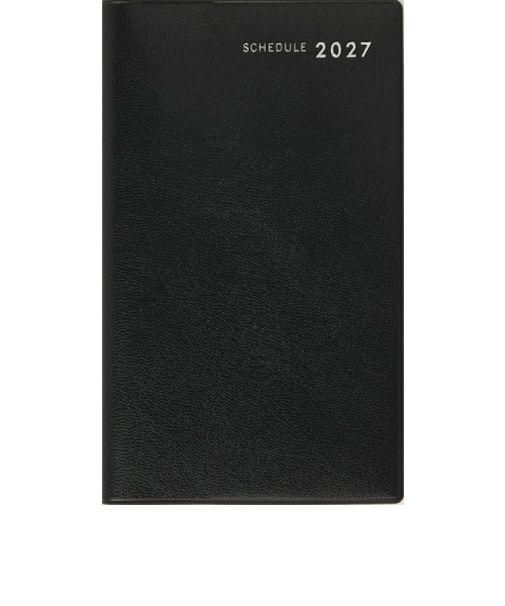 【2026年12月始まり】　高橋書店　ニューダイアリーアルファ12　手帳判　ウィークリーバーチカル　107　黒　月曜日始まり