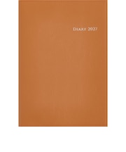 【2026年12月始まり】　高橋書店　デスクダイアリーカジュアル4　A5　ウィークリーレフト　434　オレンジ　月曜日始まり