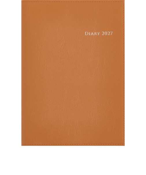 【2026年12月始まり】　高橋書店　デスクダイアリーカジュアル4　A5　ウィークリーレフト　434　オレンジ　月曜日始まり