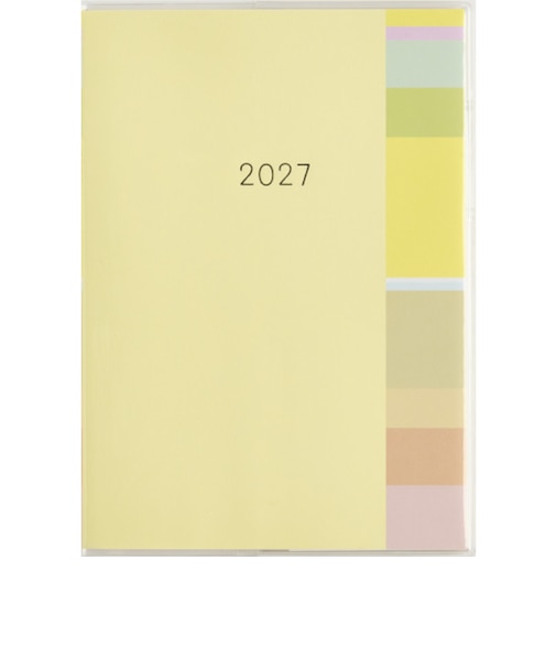 【2026年12月始まり】　高橋書店　ミアクレールグラン3　A5　マンスリーブロック　458　イエロー　日曜日始まり
