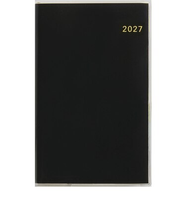 【2026年12月始まり】　高橋書店　T'beauインデックス2　手帳判　ウィークリーホリゾンタル　335　ブラック　月曜日始まり