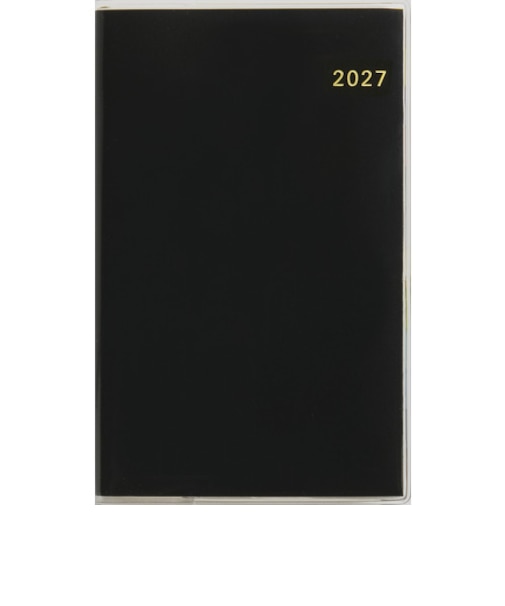 【2026年12月始まり】　高橋書店　T'beauインデックス2　手帳判　ウィークリーホリゾンタル　335　ブラック　月曜日始まり