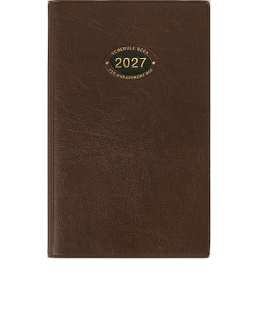 【2027年1月始まり】　高橋書店　ビジネス手帳4　手帳判　ウィークリーレフト　52　茶　月曜日始まり