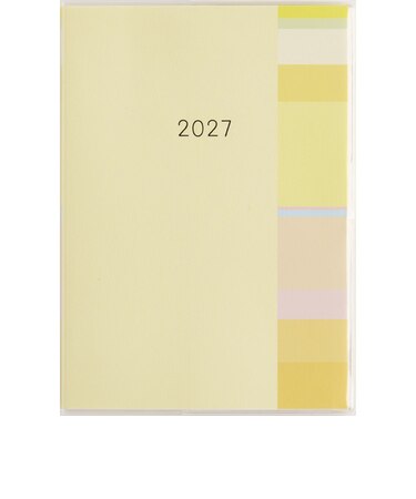 【2026年12月始まり】　高橋書店　ミアクレール3　B6　マンスリーブロック　508　イエロー　日曜日始まり