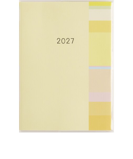 【2026年12月始まり】　高橋書店　ミアクレール3　B6　マンスリーブロック　508　イエロー　日曜日始まり