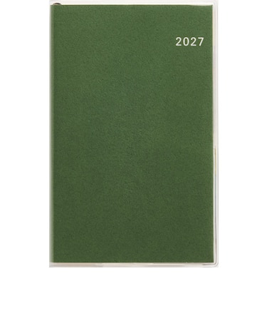 【2026年12月始まり】　高橋書店　T'beauインデックス3　手帳判　ウィークリーホリゾンタル　336　グリーン　日曜日始まり